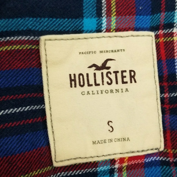 ⭐CHRISTMAS SALE⭐HOLLISTER PLAID LONG SLEEVE TOP SIZE SMALL - Picture 4 of 4